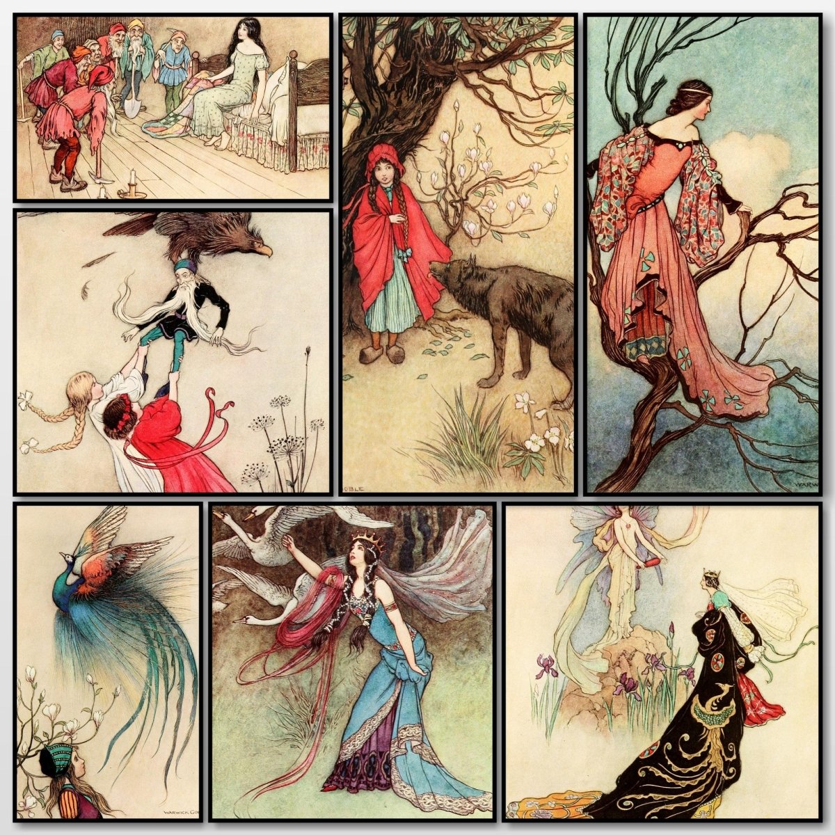 The Fairy Book, 1913 - Warwick Goble - 32 images | A snapshot of some of the images