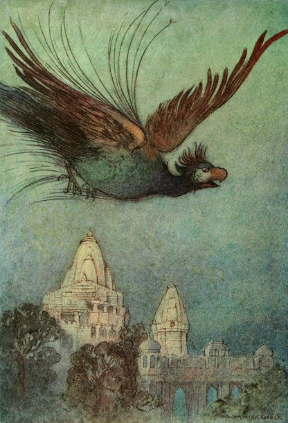 Folk Tales of Bengal 1912 - Warwick Goble - 32 images | Dimensions 1866 x 2742 pixels