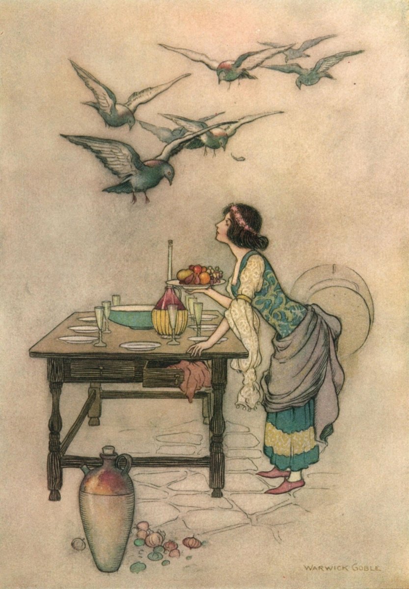 Stories from the Pentamerone 1911 - Warwick Goble | Dimensions 2786 x 4011 pixels
