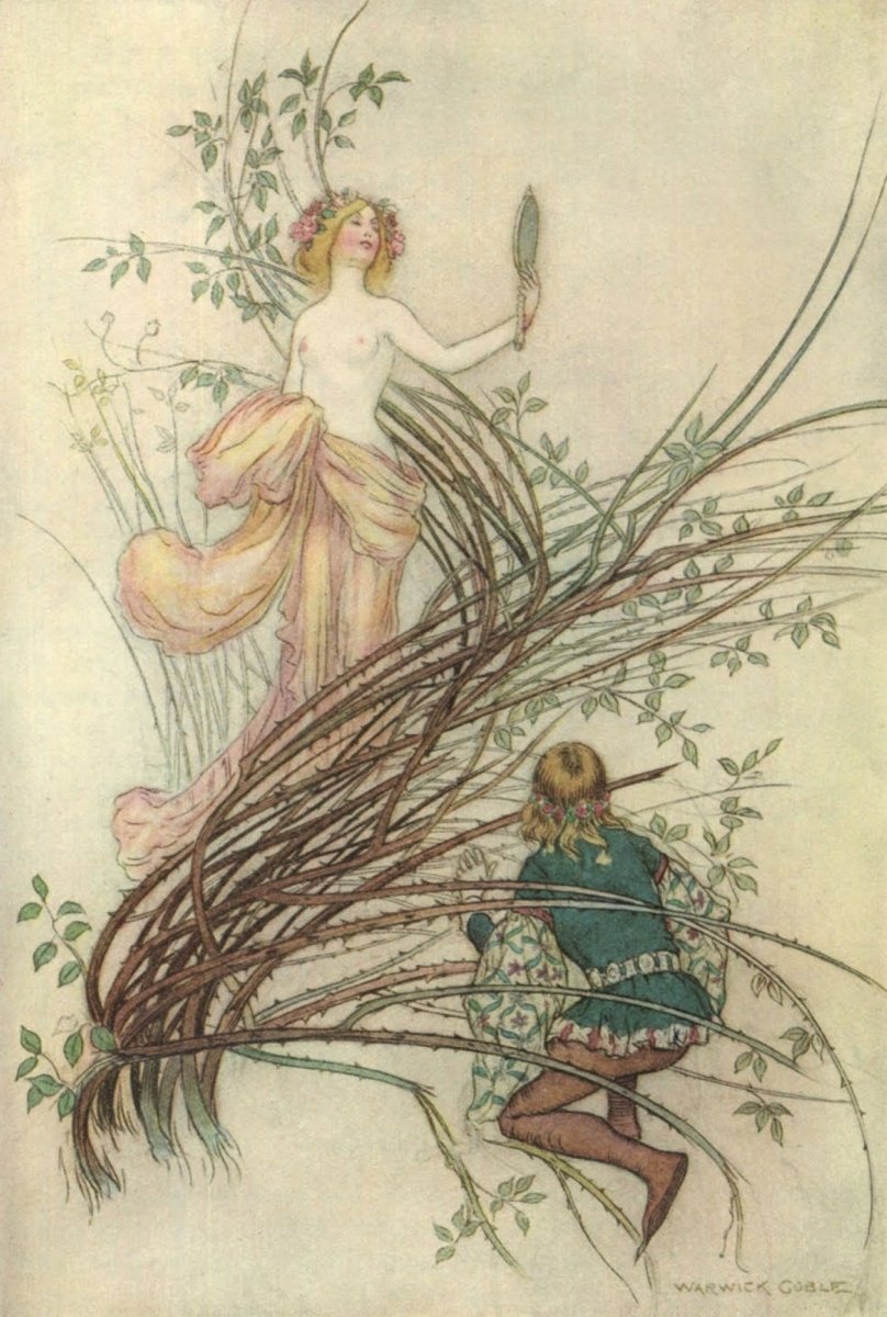 Works of Geoffrey Chaucer 1912 - Warwick Goble - 27 images | Dimensions 990 x 1470 pixels