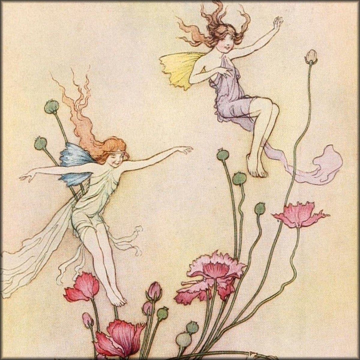 Warwick Goble Public Domain Images to Download | The Book of Fairy Poetry (1920) - 16 images