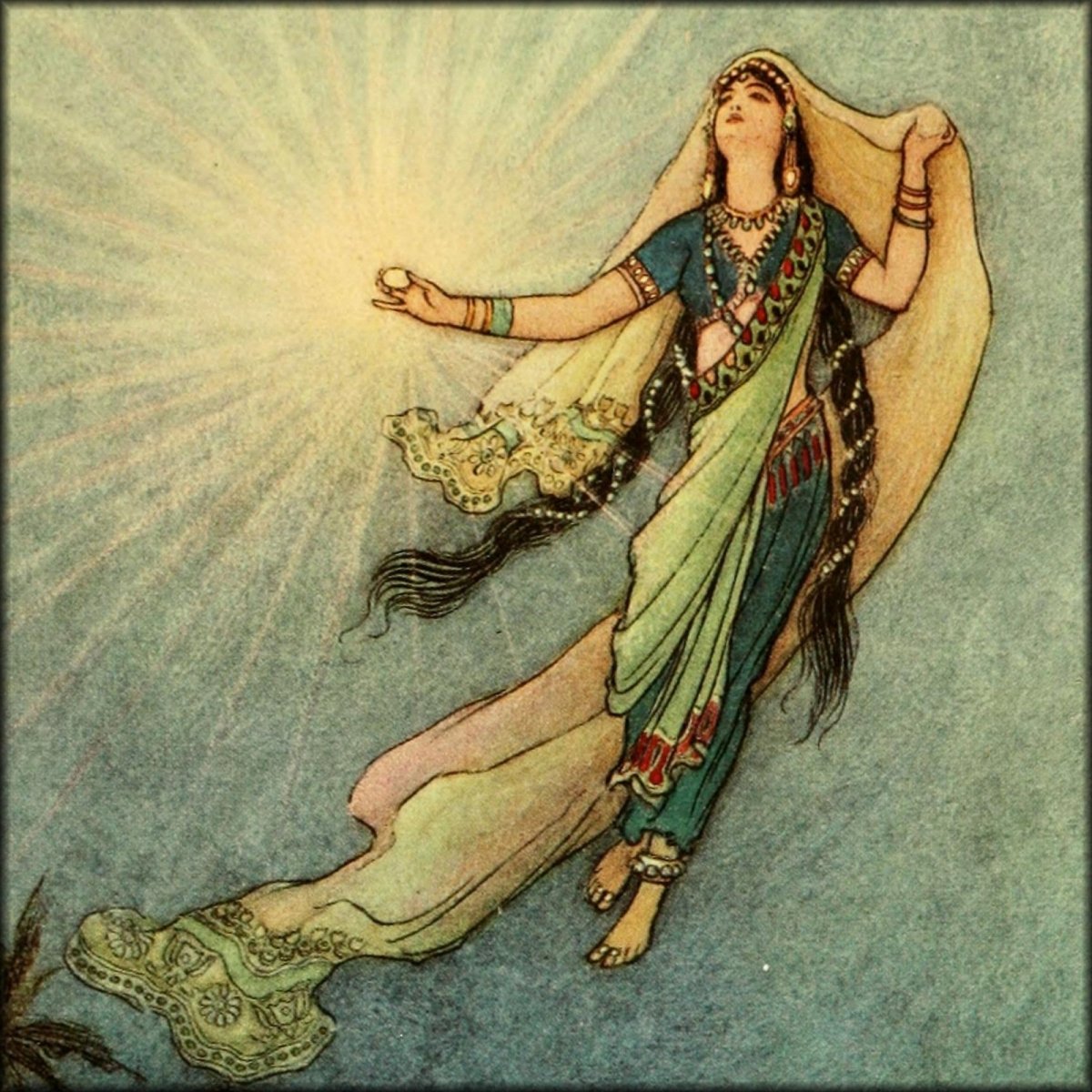 Warwick Goble Public Domain Images to Download | Folk Tales of Bengal (1912) - 32 images