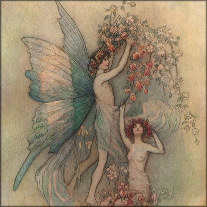 Warwick Goble Public Domain Images to Download | Works of Geoffrey Chaucer (1912) - 27 images