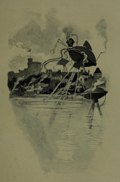 The War of the Worlds 1898 - Warwick Goble - 16 images | Dimensions 2170 x 3285 pixels