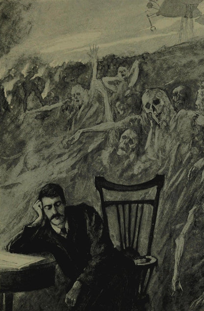 The War of the Worlds 1898 - Warwick Goble - 16 images | Dimensions 2025 x 3090 pixels