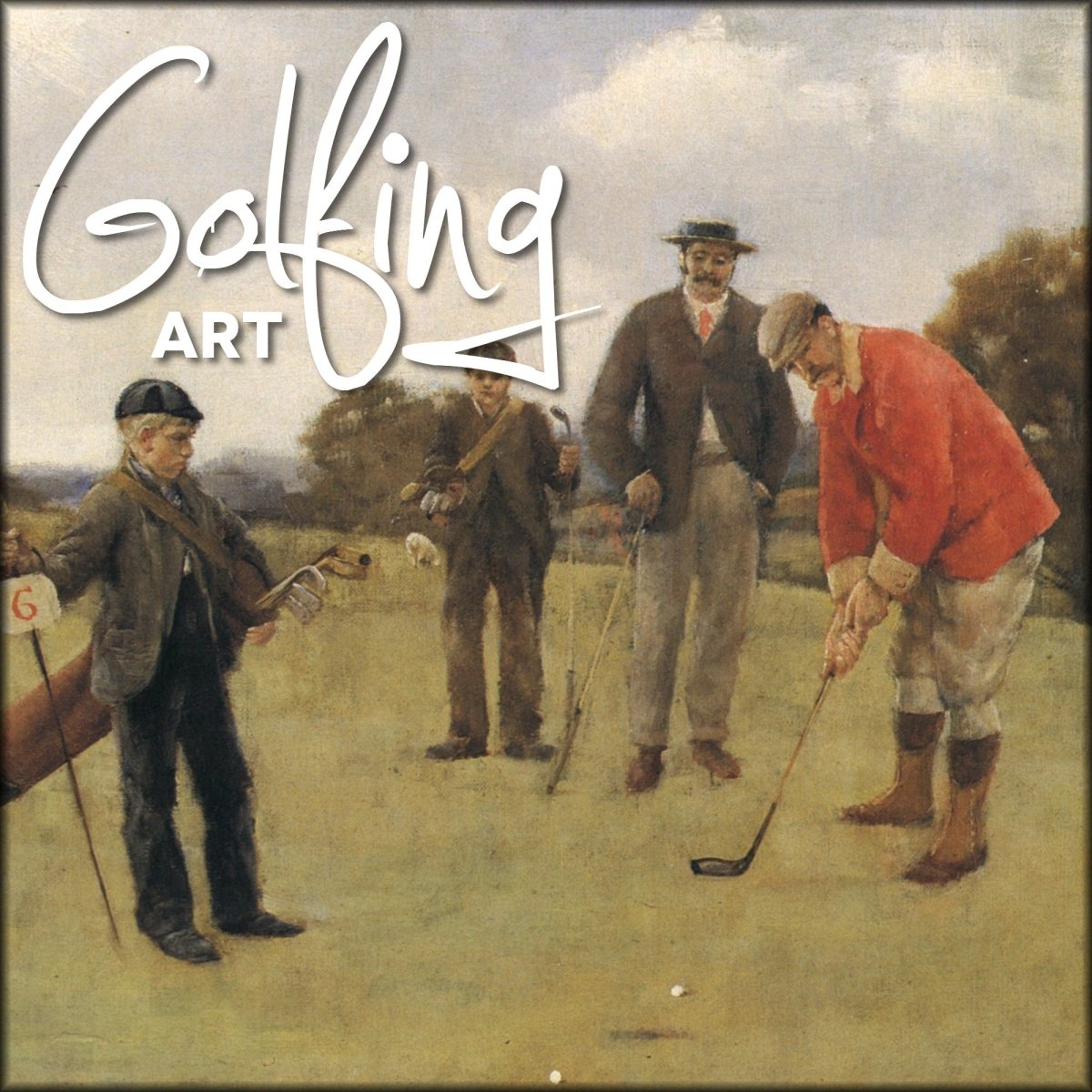 Golfing Artwork in the Public Domain | Digital Download - 36 images