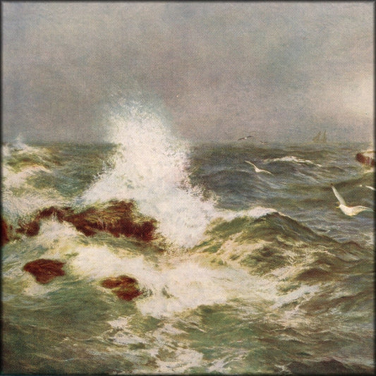 Peter Graham (1836-1921) - The Inchcape Rock 1908 | Digital Download - 1 image