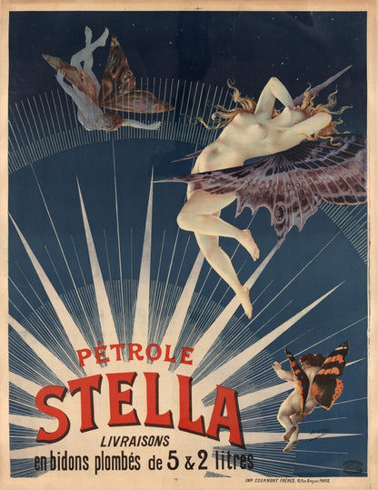 Henri Boulanger Gray - Pétrole Stella 1897 | Dimensions 4419 x 5724 pixels 