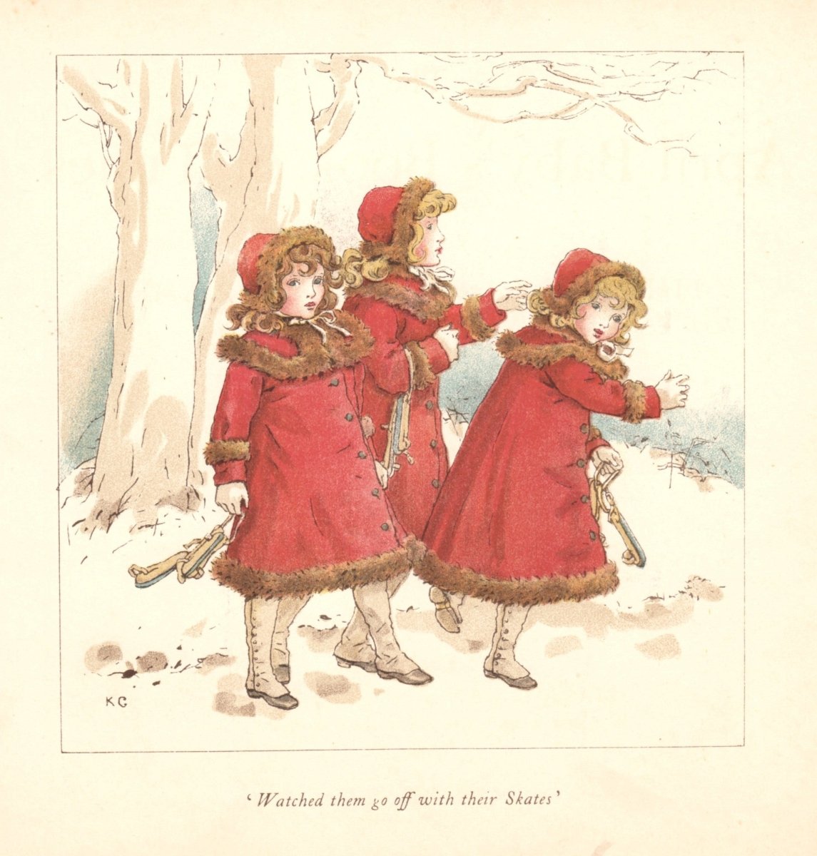 An April's Baby's Book of Tunes, 1900 - Kate Greenaway | Dimensions 3594 x 3768 pixels