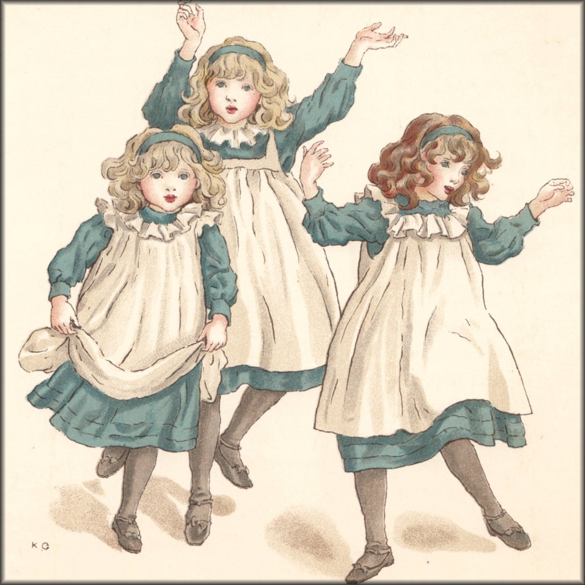 An April's Baby's Book of Tunes, 1900 - Kate Greenaway | Digital Download - 16 images