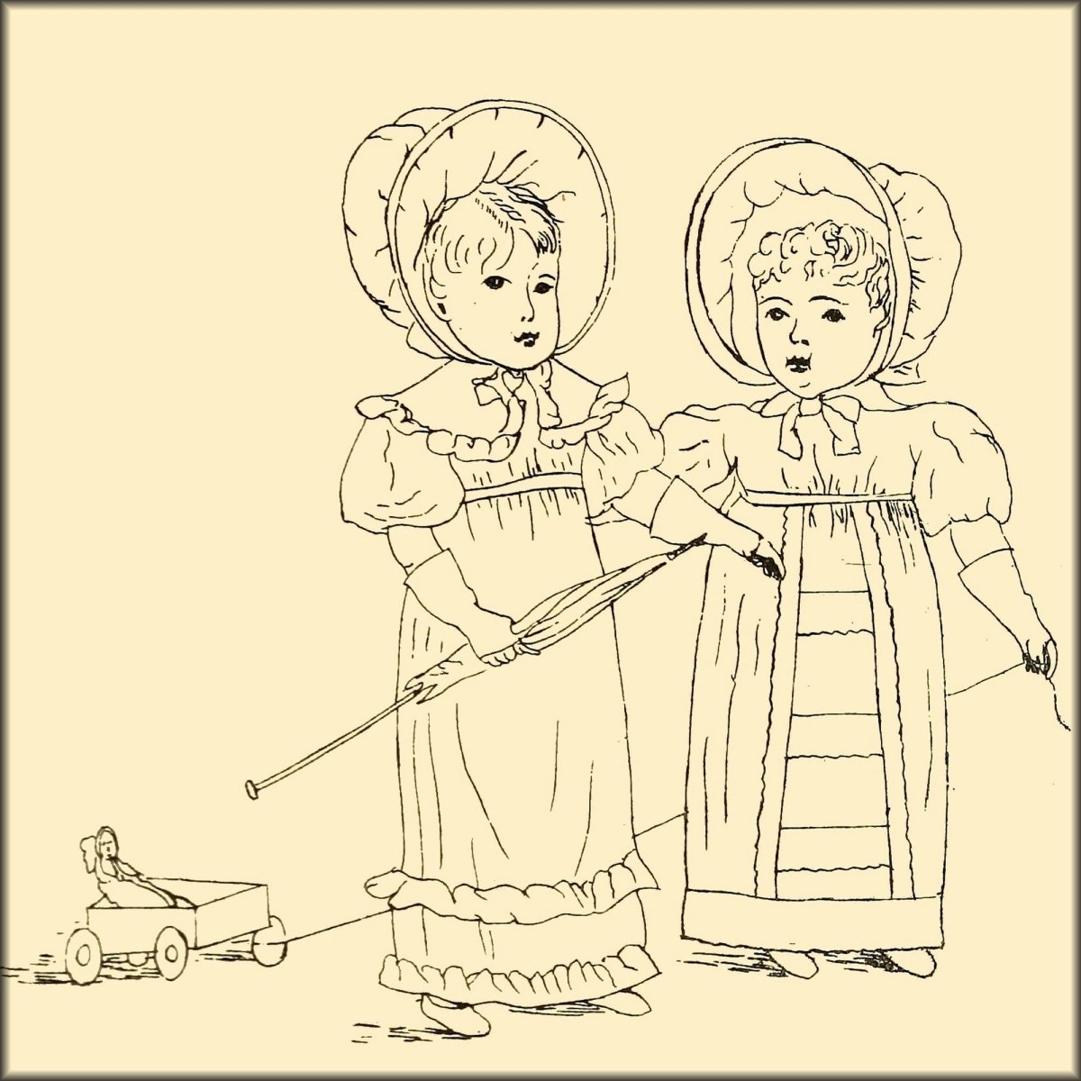 Village Scenes 1880 - Kate Greenaway - 35 images | Digital Download - 35 images