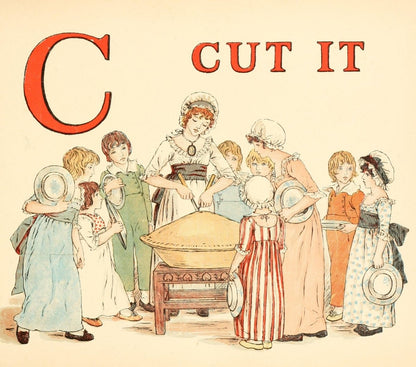 A Apple Pie 1886 - Kate Greenaway - 22 images | Dimensions 2504 x 2208 pixels
