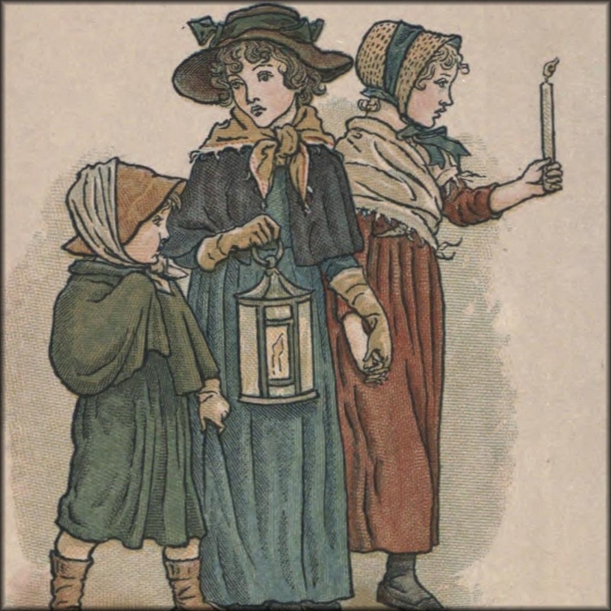 Almanack for 1893 - Kate Greenaway - 8 images | Digital Download - 8 images