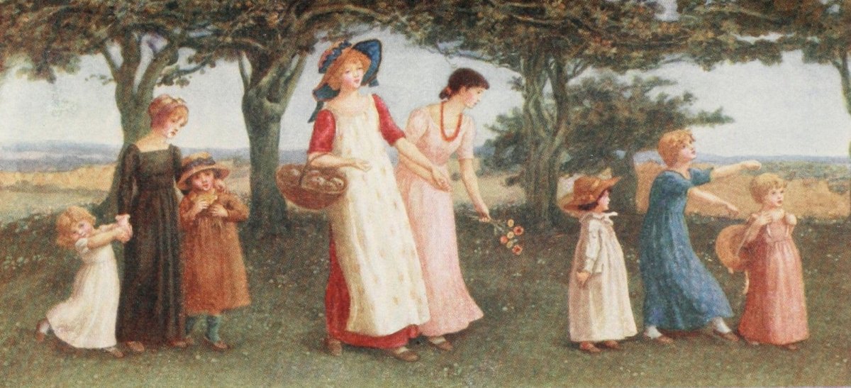 Kate Greenaway 1905 - Kate Greenaway - 53 images | Dimensions 2344 x 1068 pixels