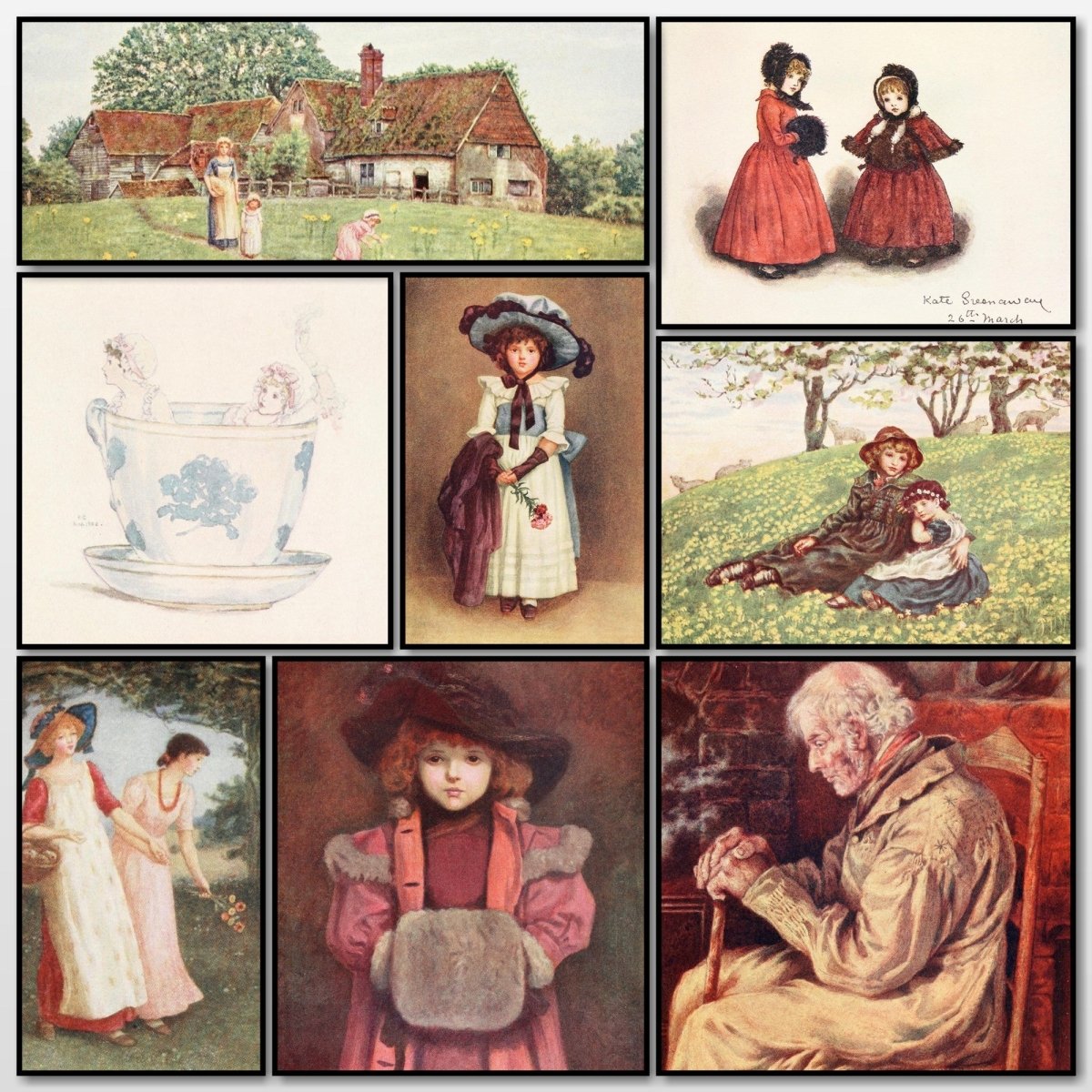 Kate Greenaway 1905 - Kate Greenaway - 53 images | A snapshot of some of the images