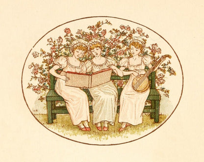 The Language of Flowers, 1884 - Kate Greenaway - 54 images | Dimensions 1532 x 1214 pixels