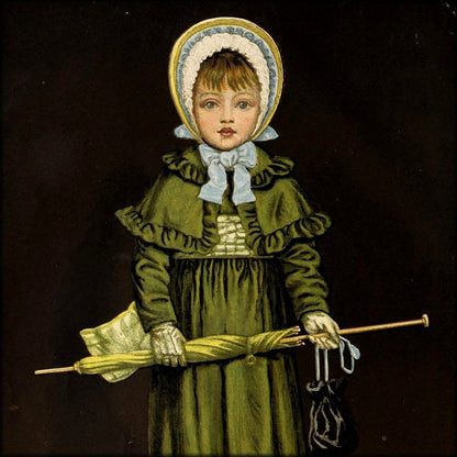 Little Wide Awake 1880 - Kate Greenaway - 1 image | Digital Download - 1 image