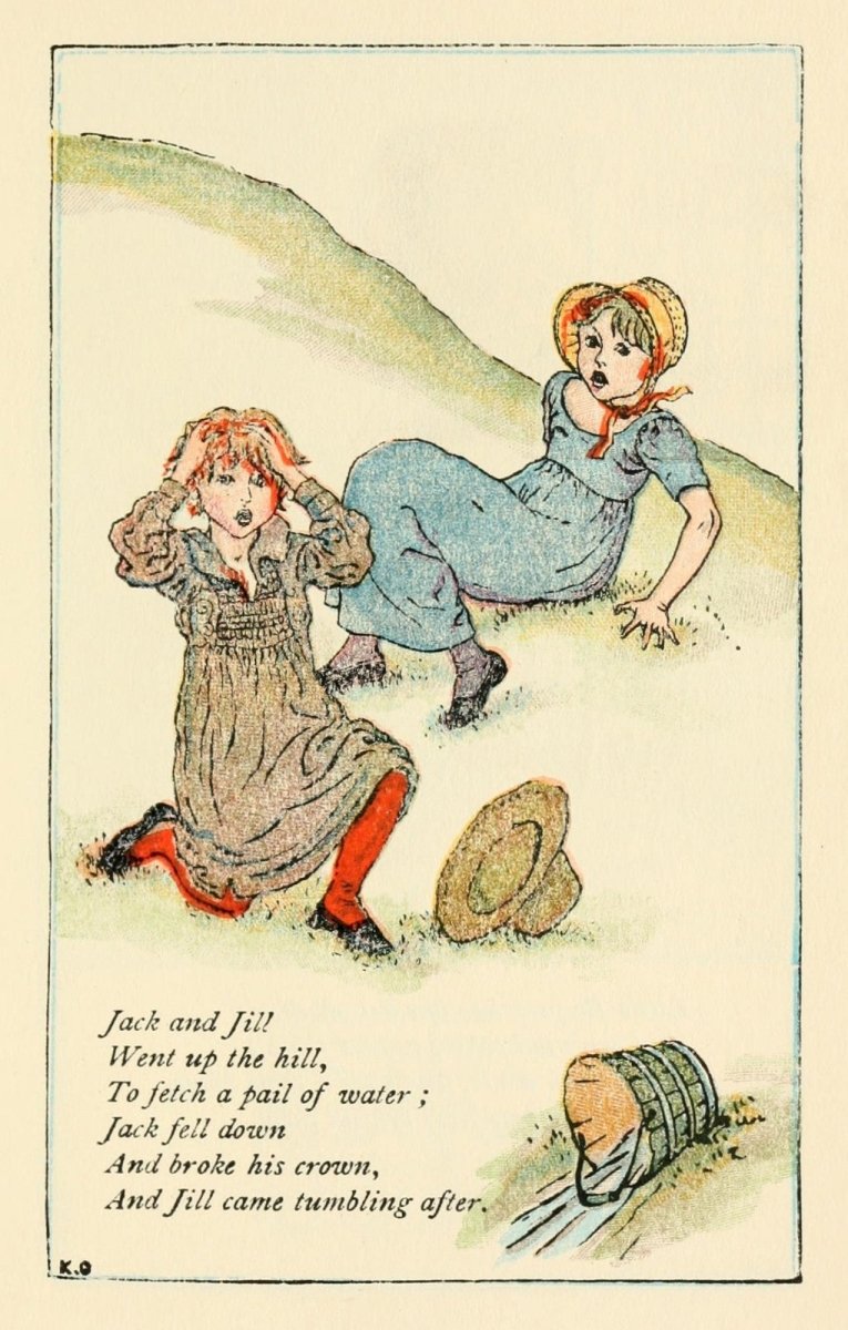 Mother Goose c.1881 - Kate Greenaway - 54 images | Dimensions 1431 x 2244 pixels