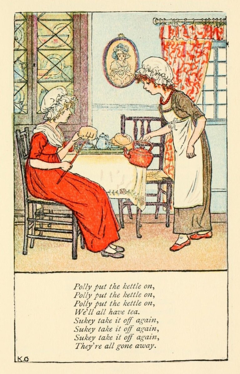 Mother Goose c.1881 - Kate Greenaway - 54 images | Dimensions 1428 x 2229 pixels
