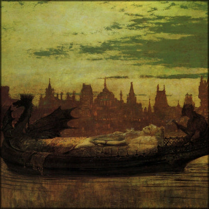 John Atkinson Grimshaw - Elaine 1877 | Digital Download - 1 image