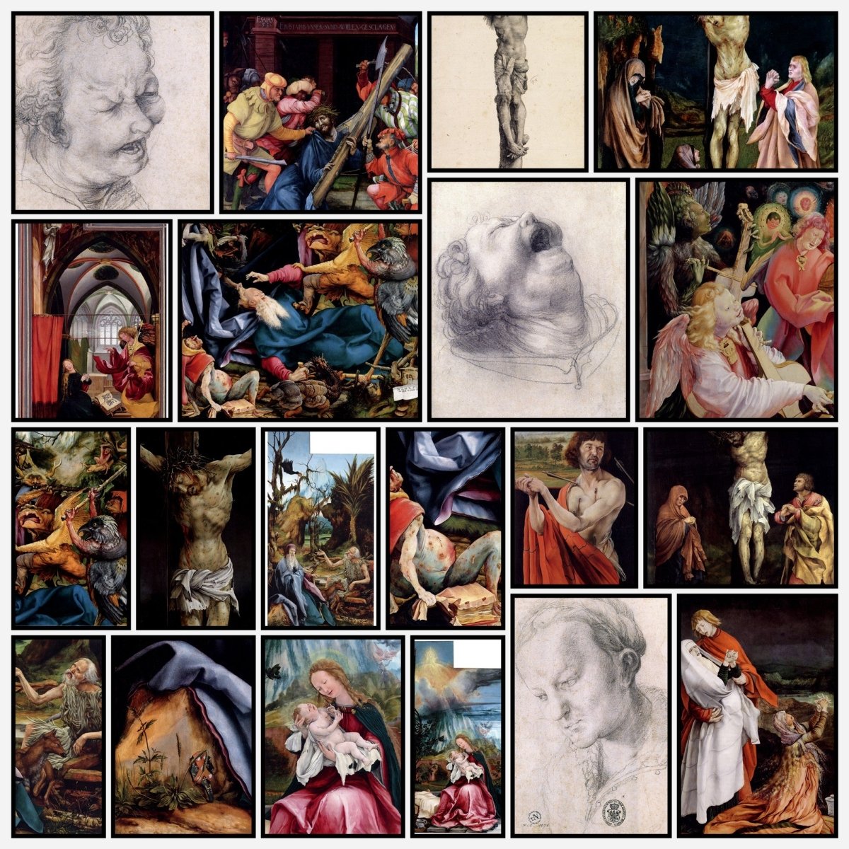 Matthias Grünewald Public Domain Images to Download | A snapshot of some of the images