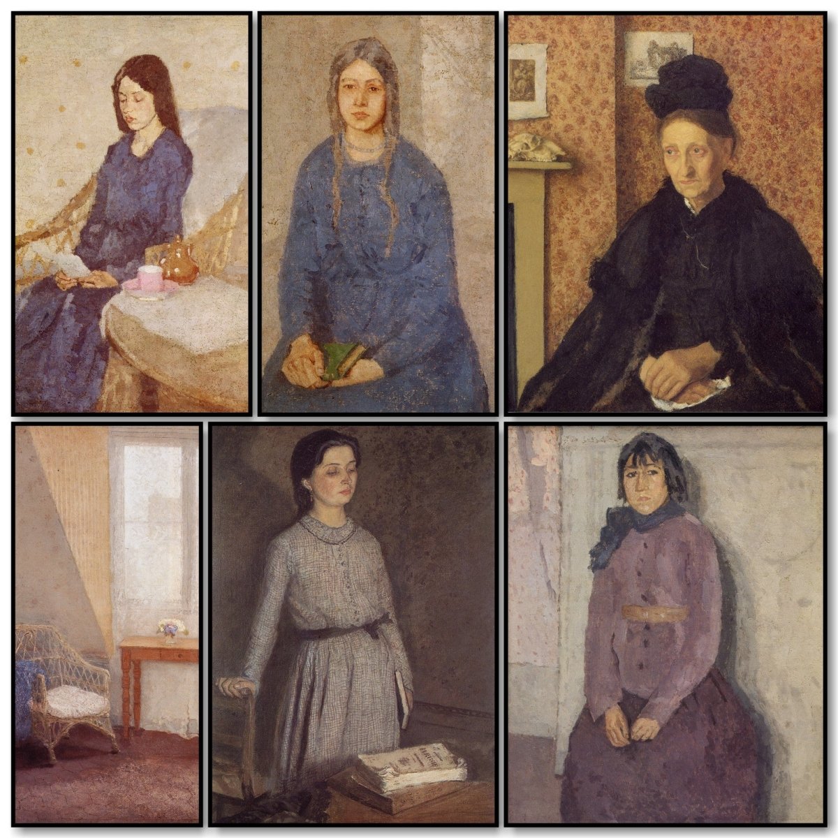 Gwen John Public Domain Images to Download | A snapshot of some of the images