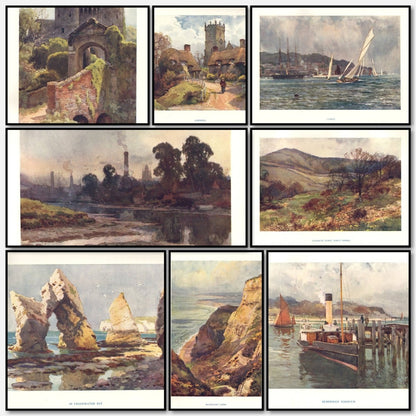 Isle of Wight 1911 - Ernest Haslehust - 12 images | A snapshot of some of the images