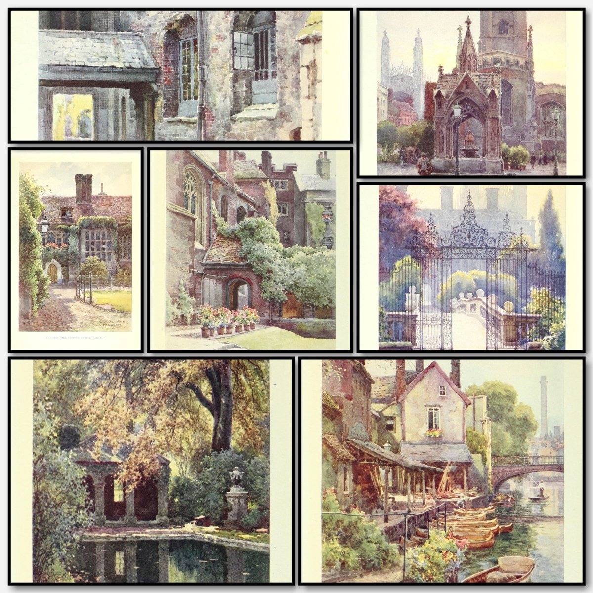 Cambridge 1911 - Ernest Haslehust - 12 images | A snapshot of some of the images