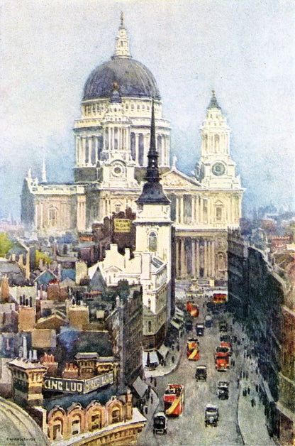 The Heart of London 1924 - Ernest Haslehust - 12 images | Dimensions 2579 x 3893 pixels