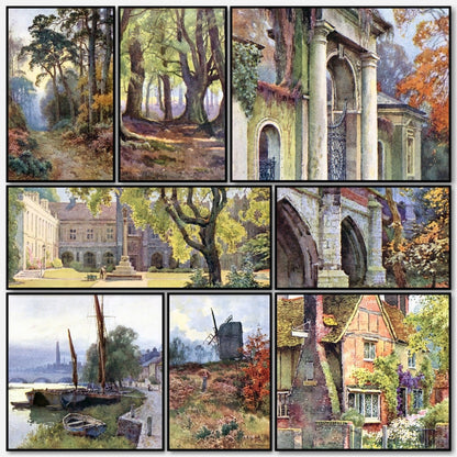 Rambles in Greater London 1924 - Ernest Haslehust  | A snapshot of some of the images