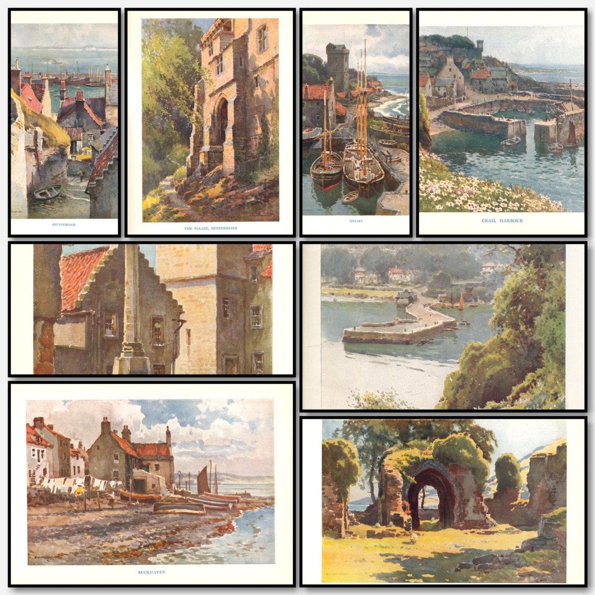 The Shores of Fife 1922 - Ernest Haslehust - 12 images | A snapshot of some of the images