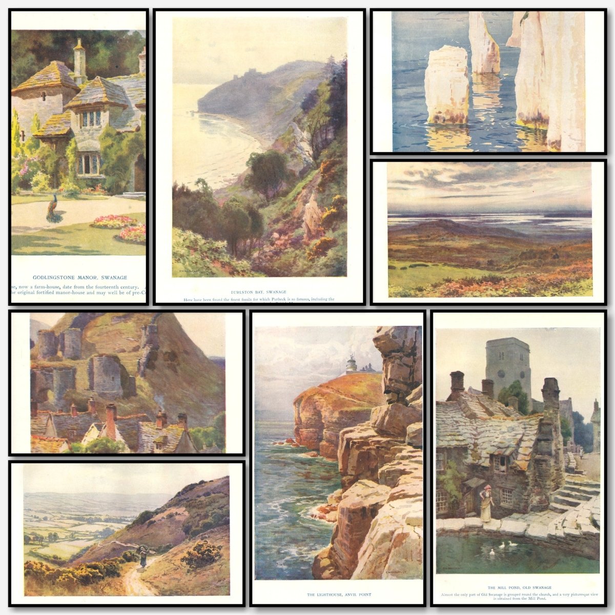 Swanage 1915 - Ernest Haslehust - 12 images | A snapshot of some of the images