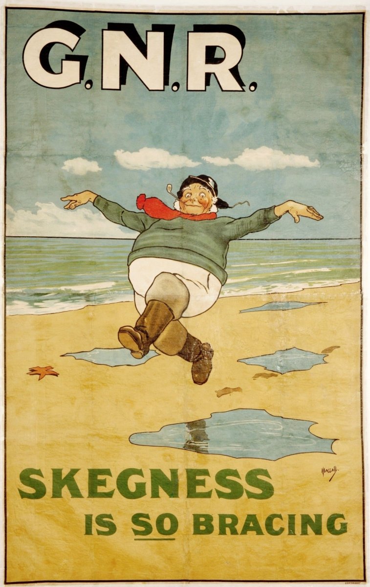 John Hassall - GNR  Skegness is so Bracing | Dimensions 3332 x 5284 pixels