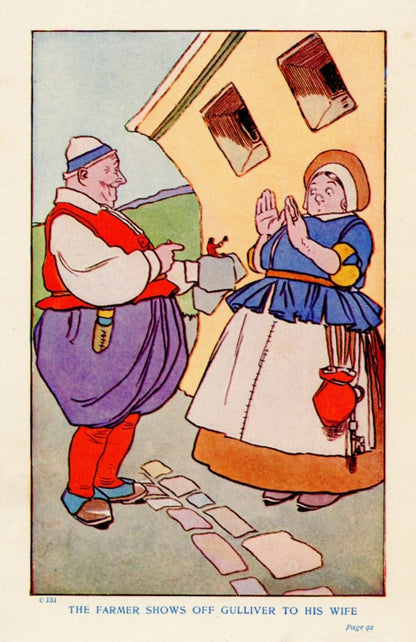Gulliver's Travels 1924 - John Hassall (1868-1948) | Dimensions 2328 x 3594 pixels
