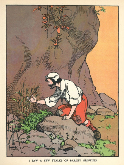 Robinson Crusoe 1936 - John Hassall (1868-1948) | Dimensions 4330 x 5750 pixels