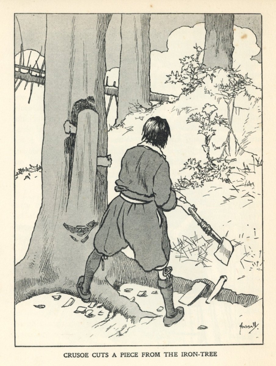 Robinson Crusoe 1936 - John Hassall (1868-1948) | Dimensions 4240 x 5620 pixels