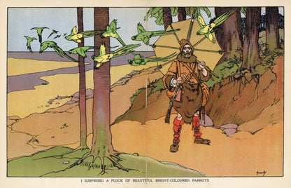 Robinson Crusoe 1936 - John Hassall (1868-1948) | Dimensions 9040 x 5830 pixels