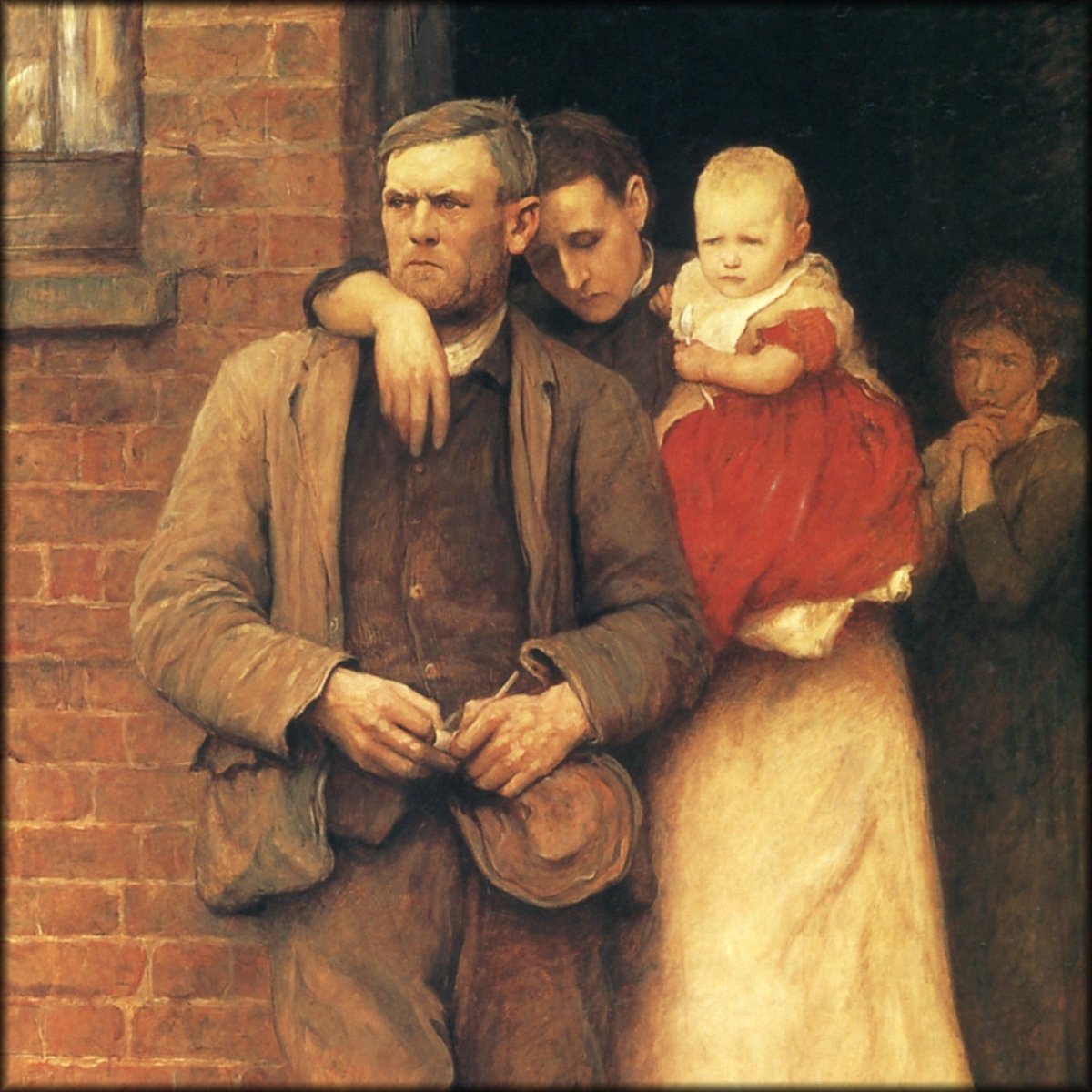 Hubert von Herkomer (1849-1914) - On Strike 1891 | Digital Download - 1 image