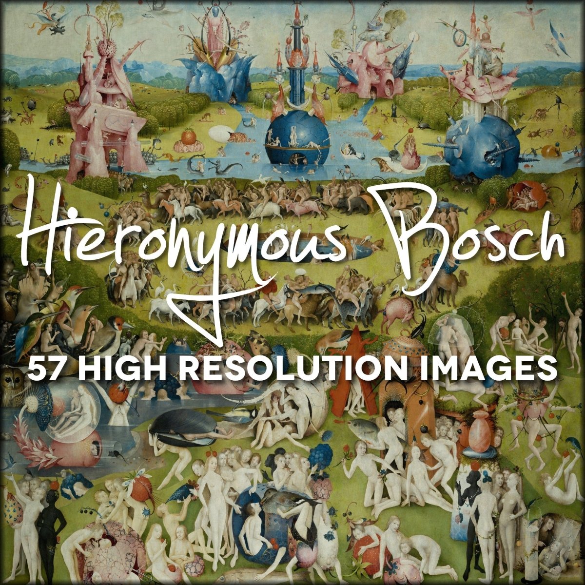Hieronymous Bosch Public Domain Images to Download | Digital Download - 57 images