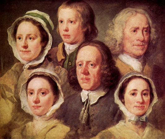 William Hogarth (1697-1764) - Hogarth's Servants 1745-50 | Dimensions 5425 x 4564 pixels