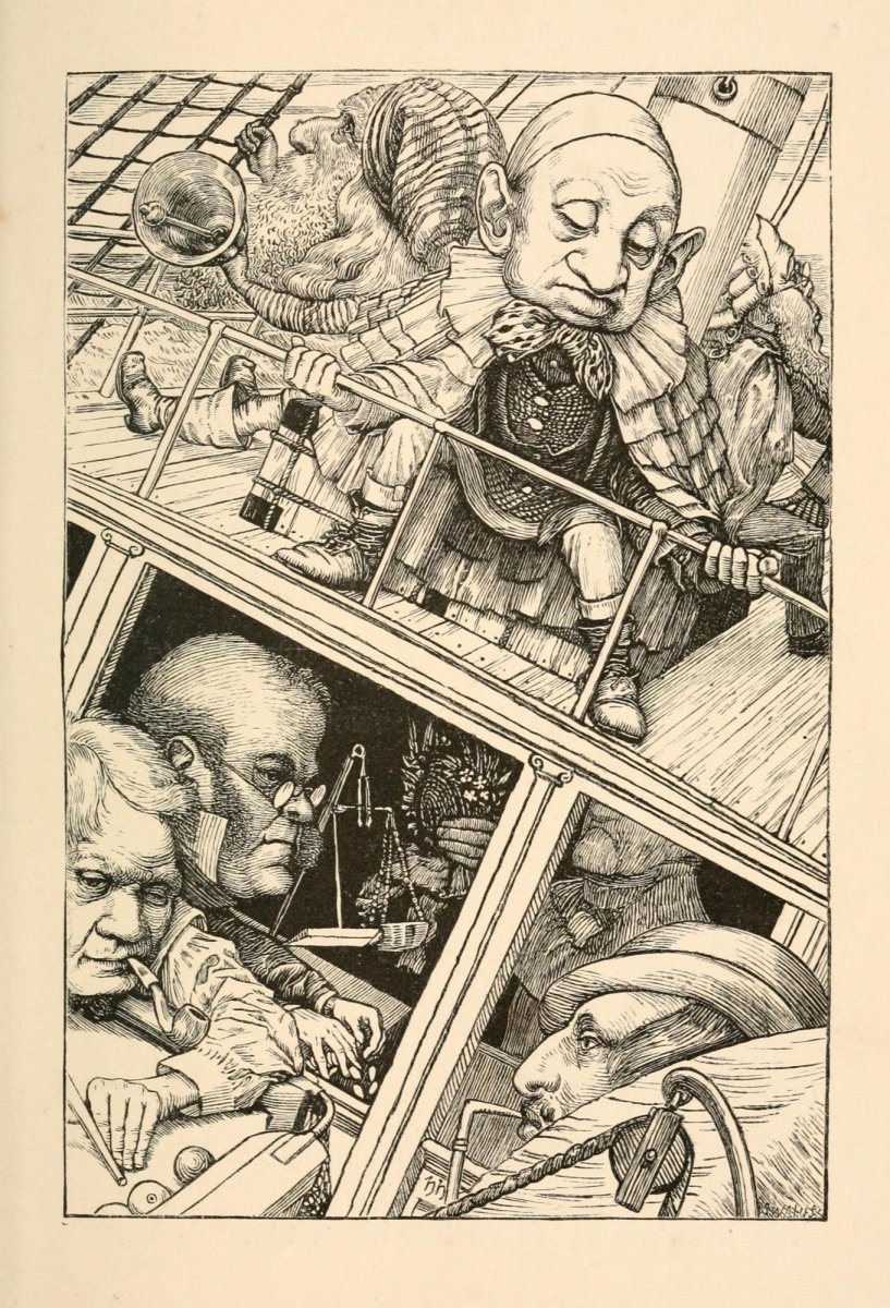 The Hunting of the Snark - Henry Holiday (1839-1927) - 8 images | Dimensions 1980 x 2910 pixels