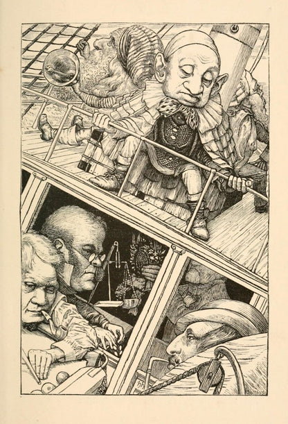 The Hunting of the Snark - Henry Holiday (1839-1927) - 8 images | Dimensions 1980 x 2910 pixels