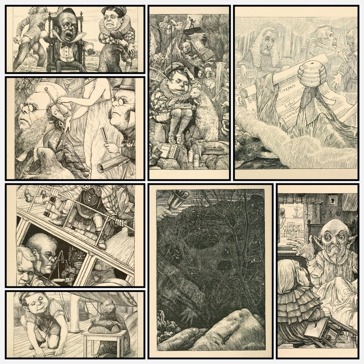The Hunting of the Snark - Henry Holiday (1839-1927) - 8 images | A snapshot of the images