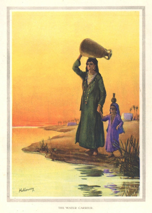 William H. Holloway (1878-1925) - The Water Carrier 1925 | Dimensions 3576 x 5016 pixels
