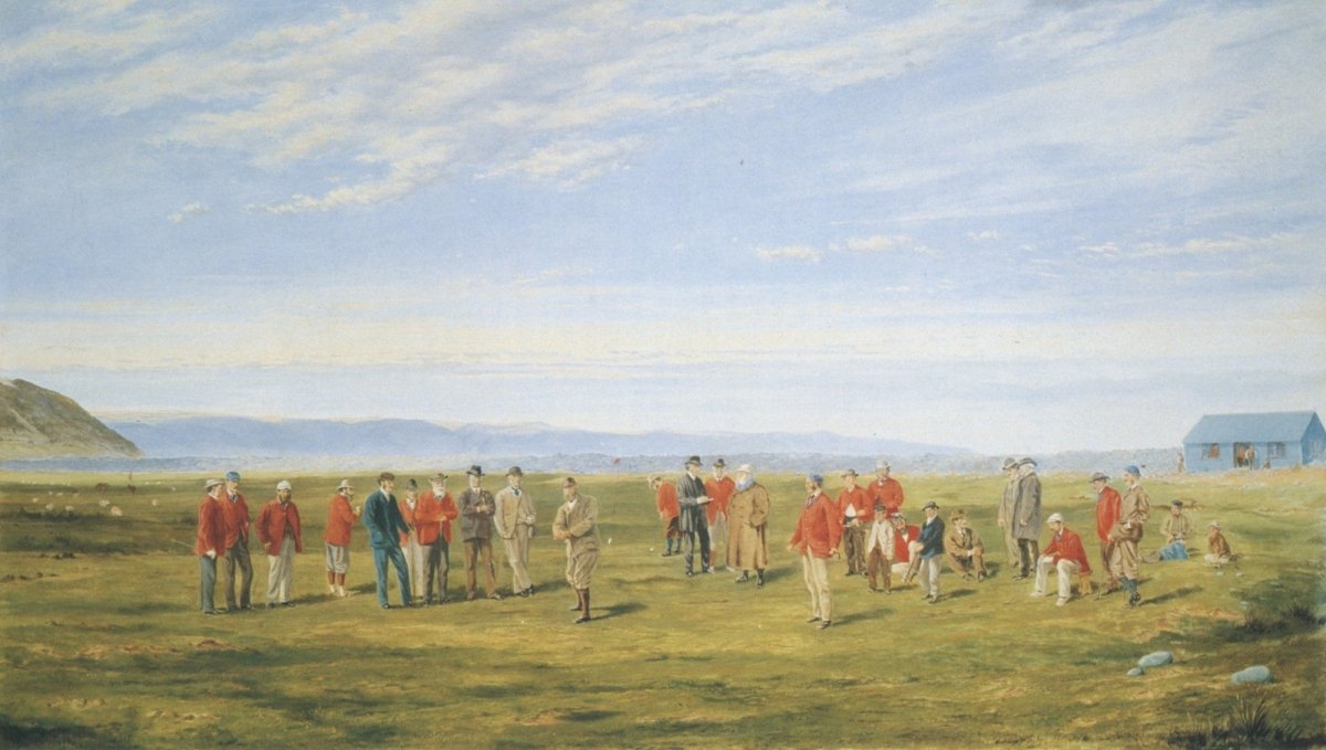 Golfing Artwork in the Public Domain | Dimensions 6153 x 3479 pixels