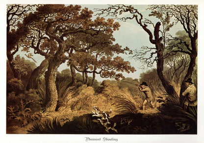 Samuel Howitt (1756-1822) - Pheasant Shooting | Dimensions 8860 x 6210 pixels