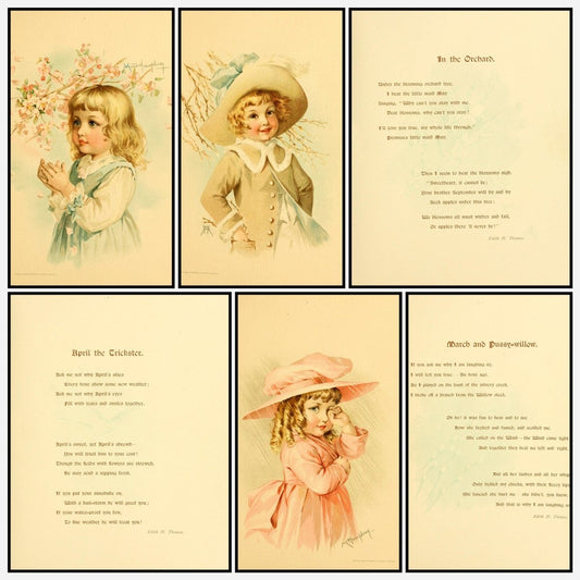 Children of Spring 1888 - Maud Humphrey - 6 images | A snapshot of the images