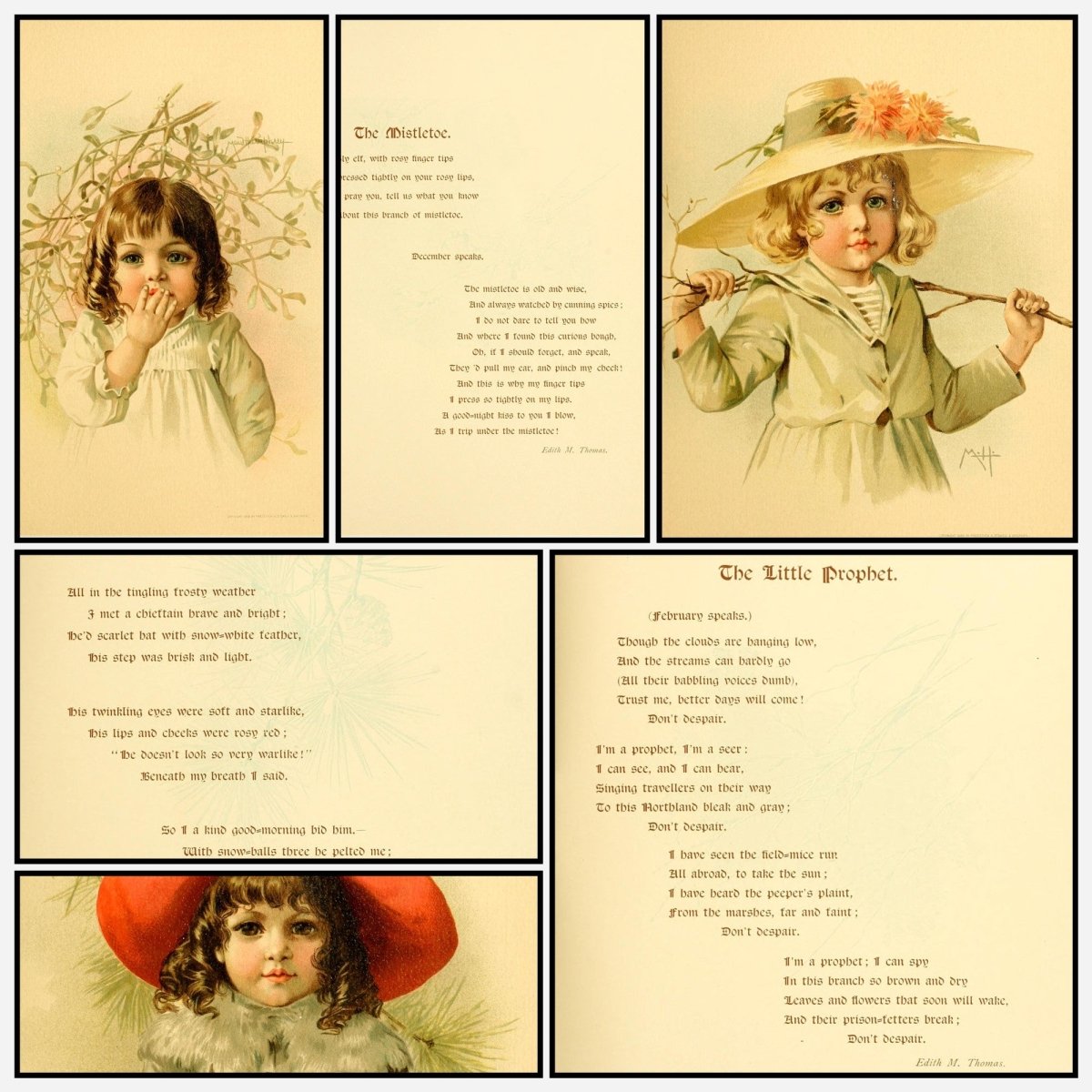 Children of Winter 1888 - Maud Humphrey - 6 images | A snapshot of the images