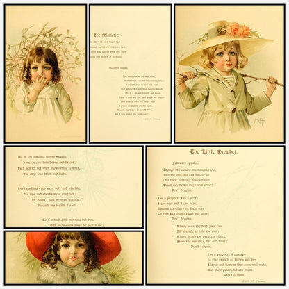 Children of Winter 1888 - Maud Humphrey - 6 images | A snapshot of the images