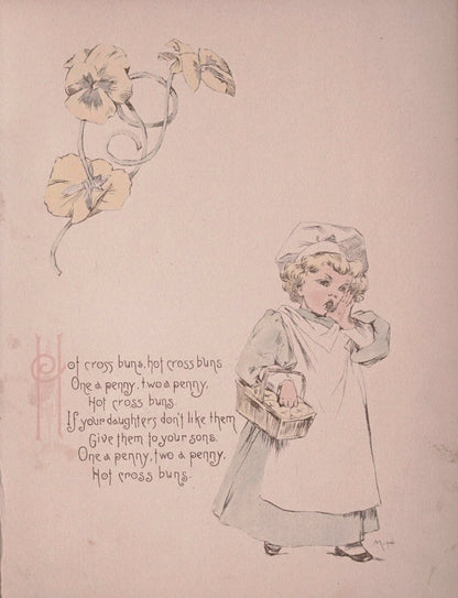 Favorite Rhymes from Mother Goose 1891 - Maud Humphrey | Dimensions 2829 x 3693 pixels